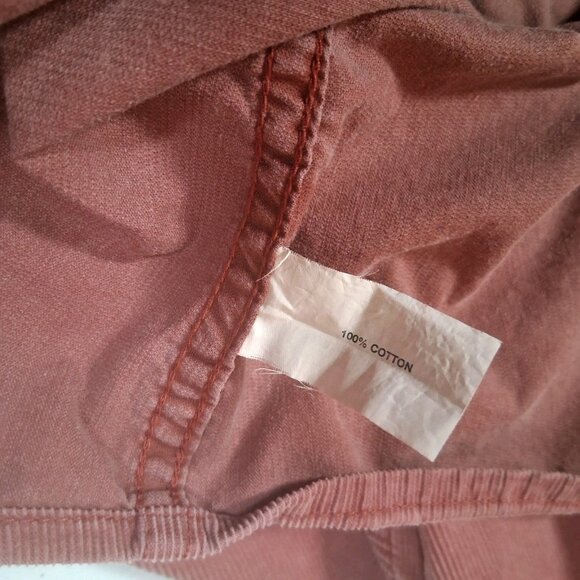 Vintage GAP Shirt Men XXL Salmon Pink Corduroy Western Wear Snap Up Long Sleeve - Picture 5 of 16